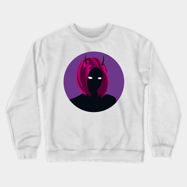 demon girl Crewneck Sweatshirt by art object